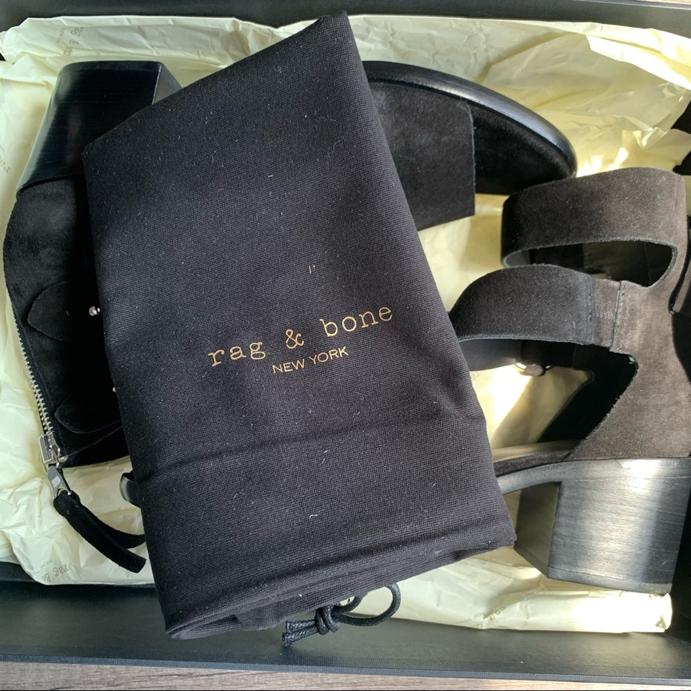 Rag & bone MARI SUEDE STRAPPY SANDAL us size 7.5 - Picture 8 of 11
